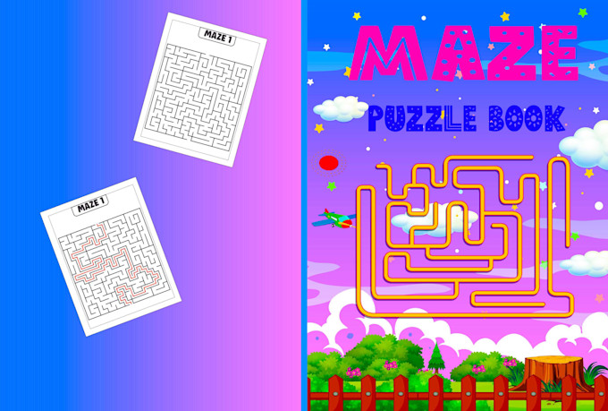 design custom puzzle books for amazon KDP
